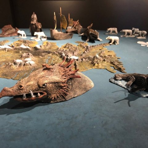 Framandi land og skrítnar skepnur - Íslandskortasafn Schulte.