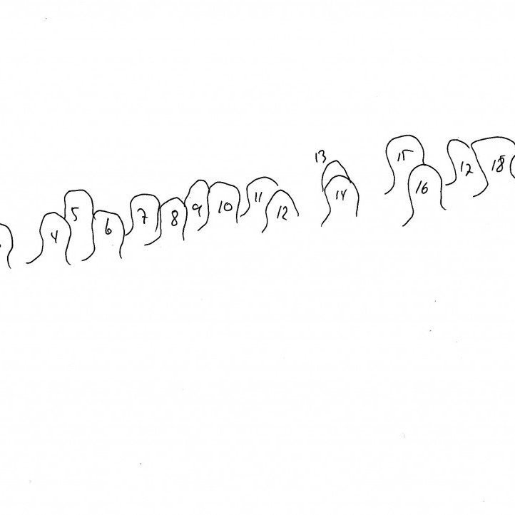 1. Jóhann Sigurðsson bóksali á Dalvík, 7. Þórunn Björnsdóttir frá Lundi Grenvík, 8. Þórgunnur Björnsdóttir frá Lundi Grenvík, 9. Stefán Sigurðsson Útvarpsvirki, 10. Þorsteinn Þorsteinsson, 12. Eva Aðalsteinsdóttir, 15. Björn Bessa, 16. Pétur Helgason, 17. Björn Þórðarson, 18. Hersteinn Aðalsteinsson, 19. Helgi Pálsson.