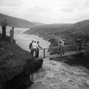 Brúarsmíði á Kreppu, 4-8 ág.1950.
