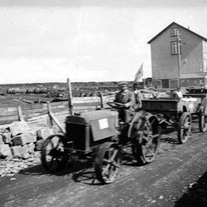 Kennaraskólahúsið við Laufásveg 81, Reykjavík. Myndin sennilega tekin eftir 1920.
