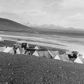 Tjaldbúðir við Kverká 4-8 ág.1950.