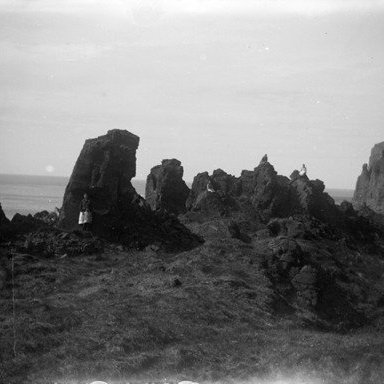 Jarðfallið í Málmey á Skagafirði.