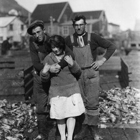 Á Siglufirði. 1.Marinó Kristinn Jónsson, 2.Katrín Kristín Hallgrímsdóttir.