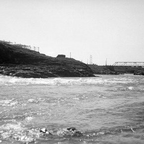 Brú yfir Blöndu við Blönduós.