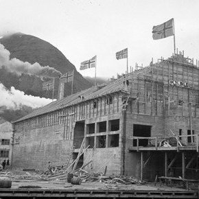 Hús síldarverksmiðja Ríkisins í reisugilli, á Siglufirði.