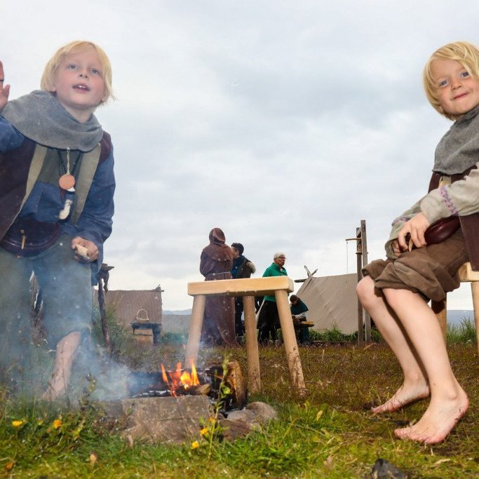 Ungir ilja sér á miðaldadögum á Gásum