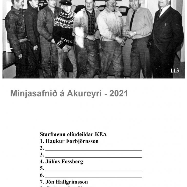 Þekkir þú… staðinn, fólkið, tilefnið eða árið? Sendu okkur póst minjasafnid@minjasafnid.is