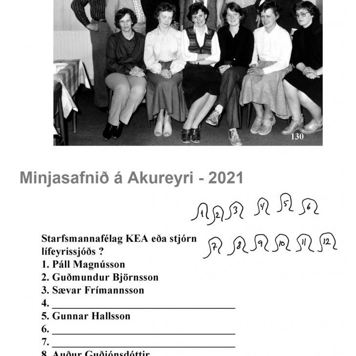 130. Þekkir þú… staðinn, fólkið, tilefnið eða árið? Sendu okkur póst minjasafnid@minjasafnid.is