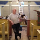 Minjasafnskirkjan máluð