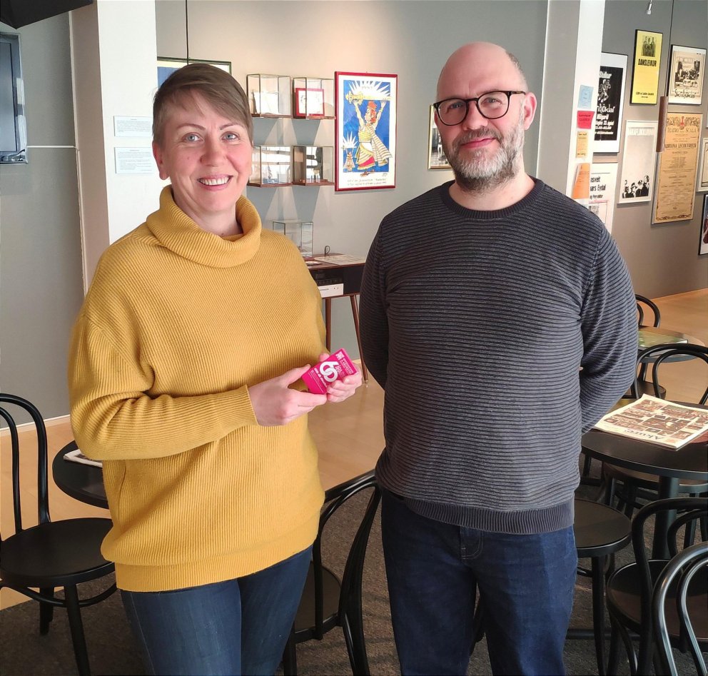 Sóley Björk Stefánsdóttir, verkefnafulltrúi málefna flóttafólks hjá Rauða krossi Íslands, og Haraldu…