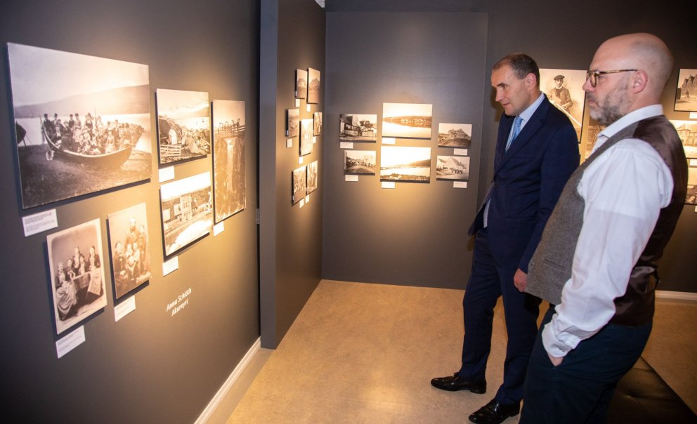 Forsetaheimsókn á safnið