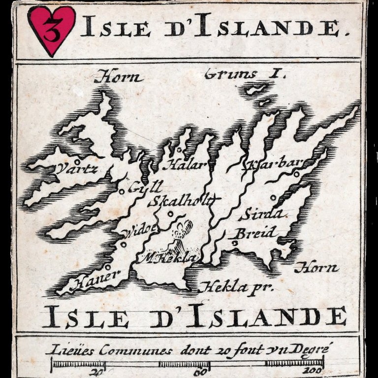 This map has a special story both relating to the donators and the history of the map.