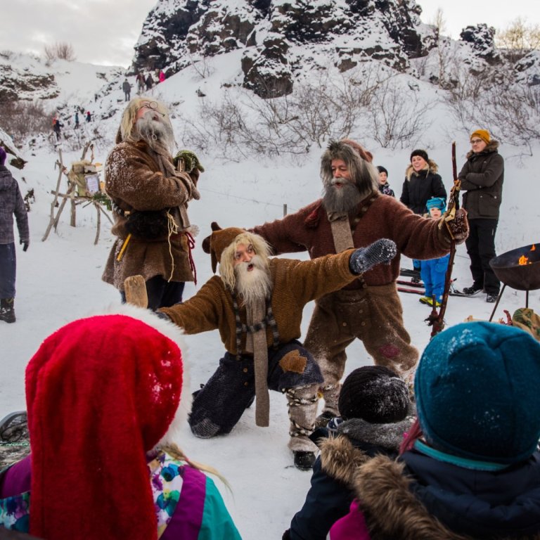 There are at least 13 Yule lads - some say they are about 100