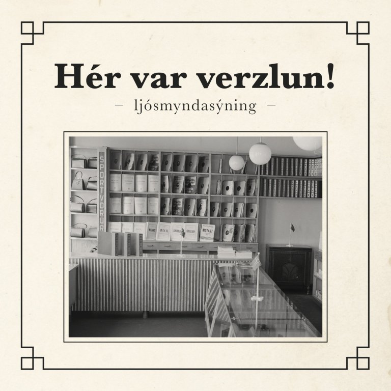 Ljósmyndir úr verzlunarsögu Akureyrar