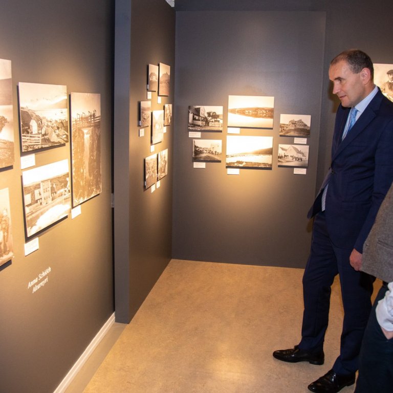 Forsetaheimsókn á safnið