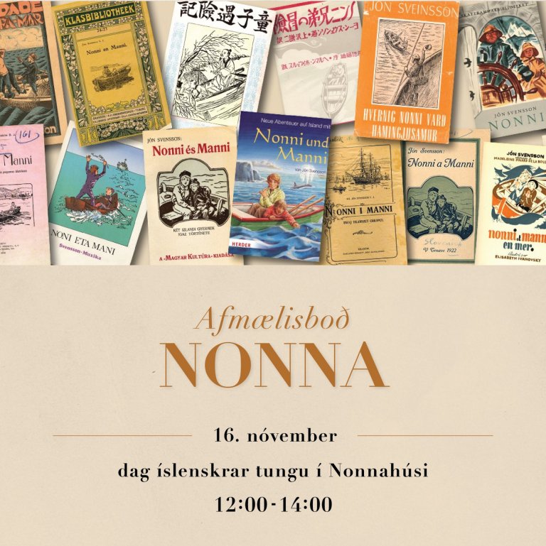 16. nóvember er fæðingardagur rithöfundarins Nonna.